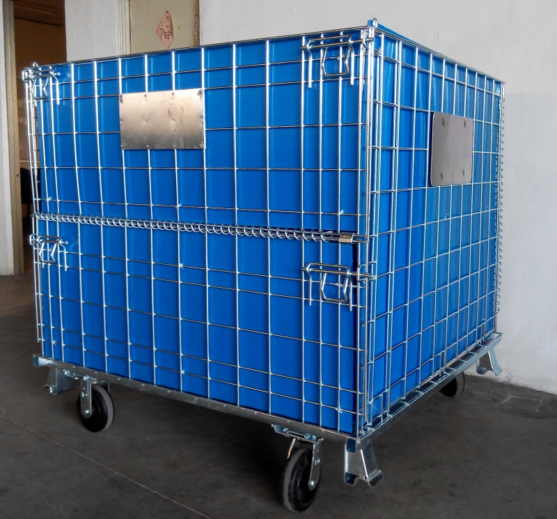 Pallet lưới c&oacute; v&aacute;ch ngăn